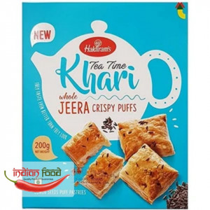 Haldiram's Khari Puff Jeera (Foietaj cu Seminte de Chimion) 200g