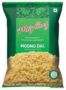 Mo'pleez Moong Dal (Snacks Indian din Linte Galbena Moong) 150g