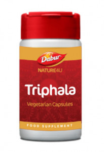 NAT4U Vegetarian Triphala (Triphala Capsule) 60 Capsules
