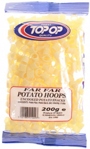 Top op Far Far Potato Hoops (Snacks Inele de Cartofi) 200g