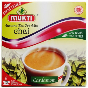 Mukti Instant Tea Cardamom Sweetened (Ceai Cardamom Instant Indulcit - 10 pliculete) 220g