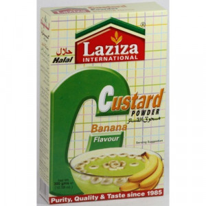LAZIZA Custard Powder Banana (Budinca de Banana Semi-Preparata) 300g