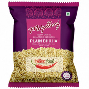 MO'PLEEZ Plain Bhujia (Snacks Indian Bhujia Condimentat ) 150g