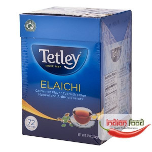 Tetley Elaichi Round 72 Tea Bags (Ceai de Cardamom cu Alte Arome Naturale/Artificiale) 72 pliculete