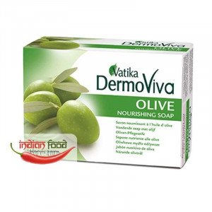 VATIKA Dermoviva Olive Soap (Sapun Nutritiv de Masline Aloe Vera+Rucola) 115g