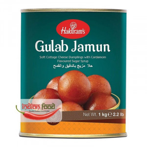 HALDIRAM Gulab Jamun Tin (Gogosi Indiene Insiropate) 1kg