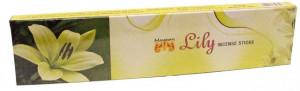 MAUSUM Agarbatthi Lily (Betisoare Parfumate Aroma de Crin) 20Sticks