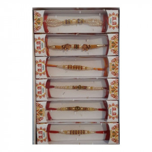 RAKHEES 6PCS/BOX (Bratara Indiana Rakhi)