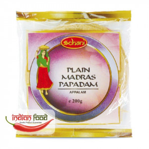 Schani Papad Madras Plain 6" (Snacks India din Linte zona Madras) 200g