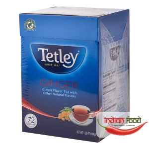 Tetley Ginger Round 72 Tea Bags (Ceai de Ghimbir cu Alte Arome Naturale) 72 pliculete