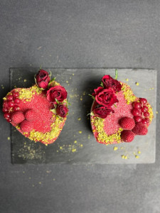 Tort raw-vegan inimă ”Love me” 400g