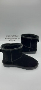 Ghete tip UGG - mini clasic, negru