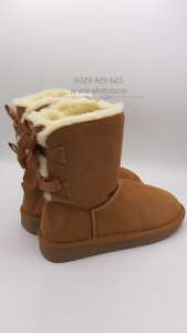 Cizme tip UGG - doua fundite, camel