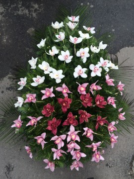 Coroane Funerare Orhidee Inperiala 2 Culori
