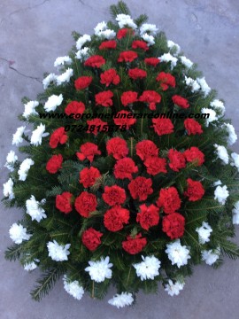 Coroana Funerara Ieftina Din Crizantema