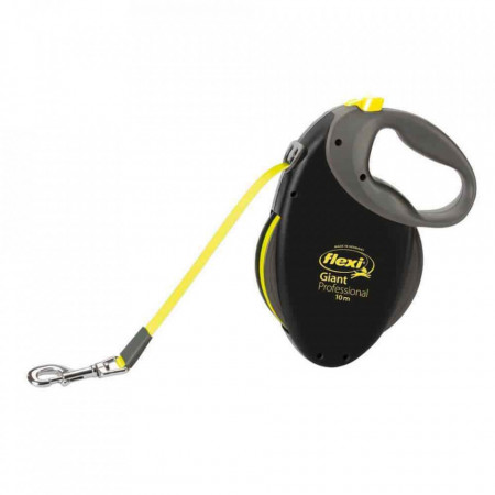 Lesa retractabila Flexi, Giant Professional , Neon, 10m, pana la 50 kg