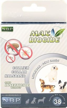 Zgarda Antiparazitara NBP Caine 38 cm - ecologica pentru caini