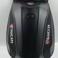 Rucsac moto cu inscriptiile DUCATI NEGRU