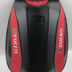 Rucsac moto cu inscriptiile DUCATI ROSU