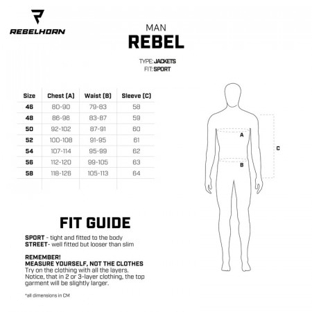 Geaca de piele Rebelhorn Rebel