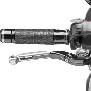 Brake lever without adapter PUIG 19PNP extendable folding silver/silver