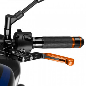 Clutch lever without adapter PUIG 24TNN extendable folding orange/black
