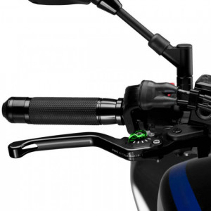 Brake lever without adapter PUIG 120NV lung negru/verde