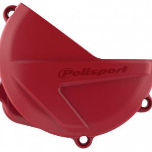 Clutch cover protector POLISPORT PERFORMANCE red cr04