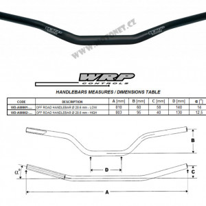 GHIDON WRP AMERICA 28,6mm STD Negru