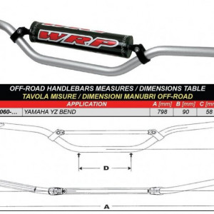 GHIDON WRP PRO-ALU YZ/YZF Argintiu