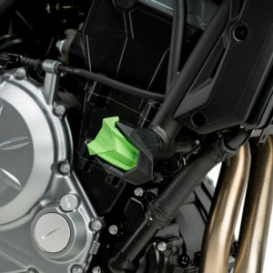 Spare rubber end protector PUIG R19 3148V verde