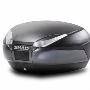 Top case SHAD SH48 Gri inchis with PREMIUM SMART lock