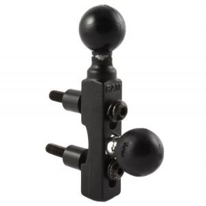 UNPKD RAM CYCLE HANDLEBAR BASE W 2 BALLS