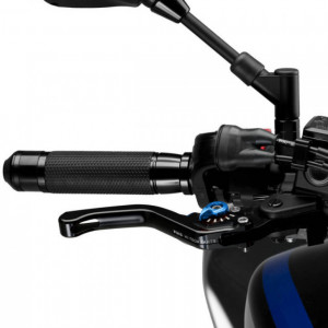 Brake lever without adapter PUIG 130NA standard negru/albastru