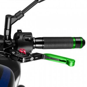 Clutch lever without adapter PUIG 24VNR extendable folding green/red