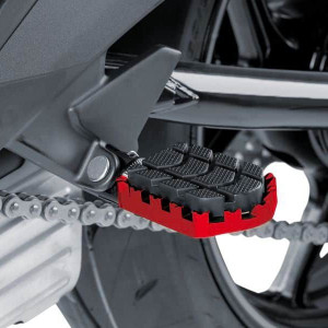 Footpegs without adapters PUIG ENDURO 7587R Rosu with rubber