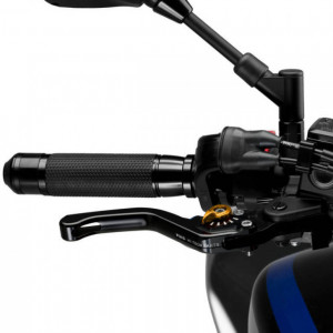 Brake lever without adapter PUIG 130NO standard black/gold