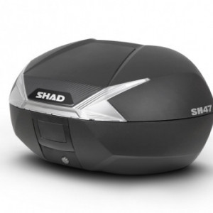 Top case SHAD SH47 D0B47106 black/white