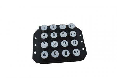 Tastatura metalica interfon