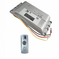 Bolt electromagnetic YE-JS TEMP + Buton iesire aplicat PBA-R1