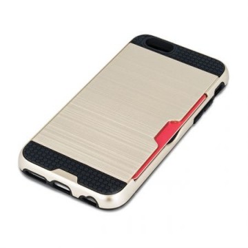 Husa defender card - gold - pentru iPhone 7