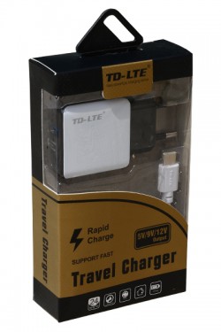 Incarcator retea USB  Tip C - USB TD-FT22