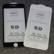 Folie Sticla 5D 3mm FULL SCREEN IPHONE 7Plus / 8Plus, BLACK