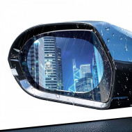 [2 PCS] Rainproof Film for Car Rear-View Mirror - 100x145mm - Transparent