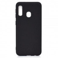 Husa Fusion Soft Frosted TPU Case Samsung A20e – Black