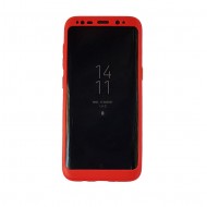 Husa 360 Samsung S8 Plus SILICON - Rosu, Albastru