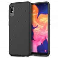 Husa Fusion Jazz Series Twill Texture TPU Cell Casing Samsung A10e – Black