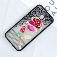 Husa Embossment Lace Flower Combo Samsung Galaxy J6 PLUS