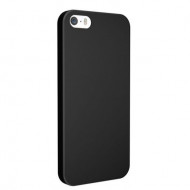 Husa silicon mat iPhone 5/5s/SE negru