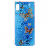 Husa Fusion Glitter Sequins Inlaid Style TPU Phone Case Samsung A10e – Butterflies